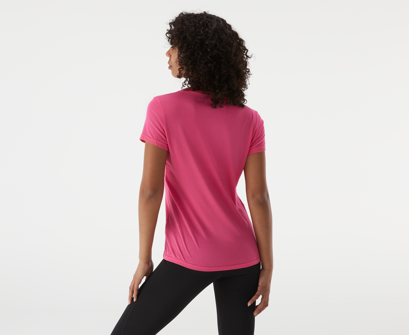 Calvin Klein Performance Women's Logo Short Sleeve Crewneck Tee / T-Shirt /  Tshirt - Hot Magenta