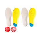 1st Care Memory Foam Insoles Premium Ladies Ultimate Effective Support 2 Pair - Yellow