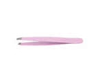 SunnyHouse Hair Tweezers Professional Portable Light Slanted Eyebrow Tweezers for Daily Use-Pink