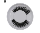 SunnyHouse 4Pcs Double Magnet False Eyelashes Women 3D Natural Long Soft Lashes Extension-6#