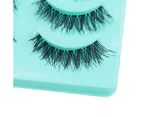SunnyHouse 5 Pairs Natural Soft Fake Eye Lashes Makeup Handmade Thick False Eyelashes-