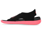 Nike Girls' Sunray Adjust 5 V2 Sandals - Black/Racer Pink