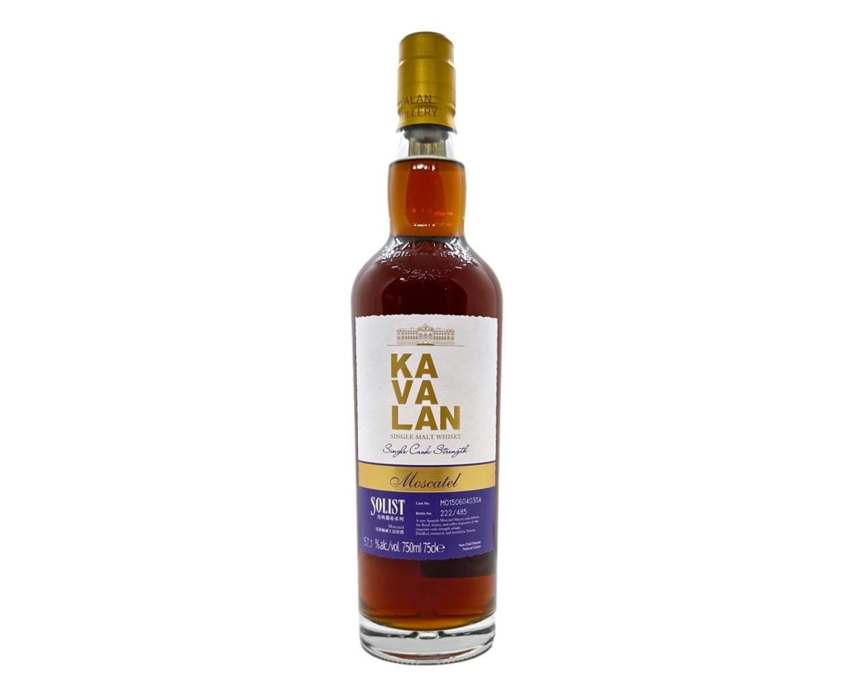 Kavalan Solist Moscatel Sherry Cask Strength Single Malt Taiwanese Whisky 750mL