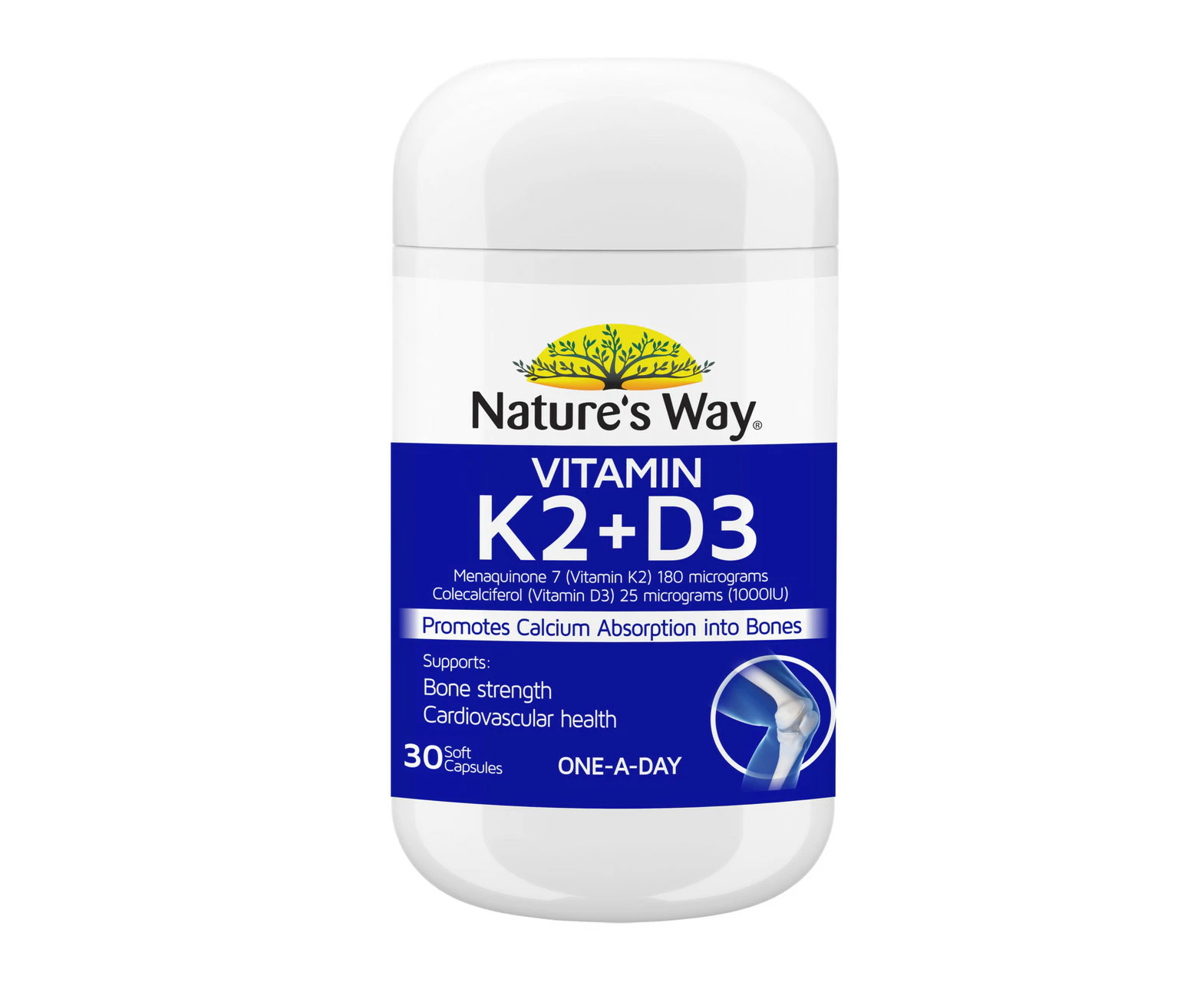 Nature's Way Vitamin K2 + D3 30 Capsules