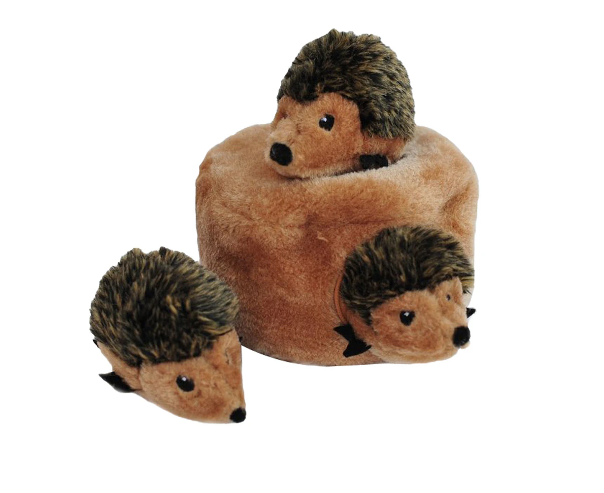 Hedgehog Den Burrow 16cm x 16cm x 10cm Soft Plush Dog & Puppy Toy by ZippyPaws