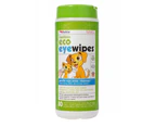 Petkin Bamboo Eco Eye Wipes Pet Eye Cleanser 80 Pack