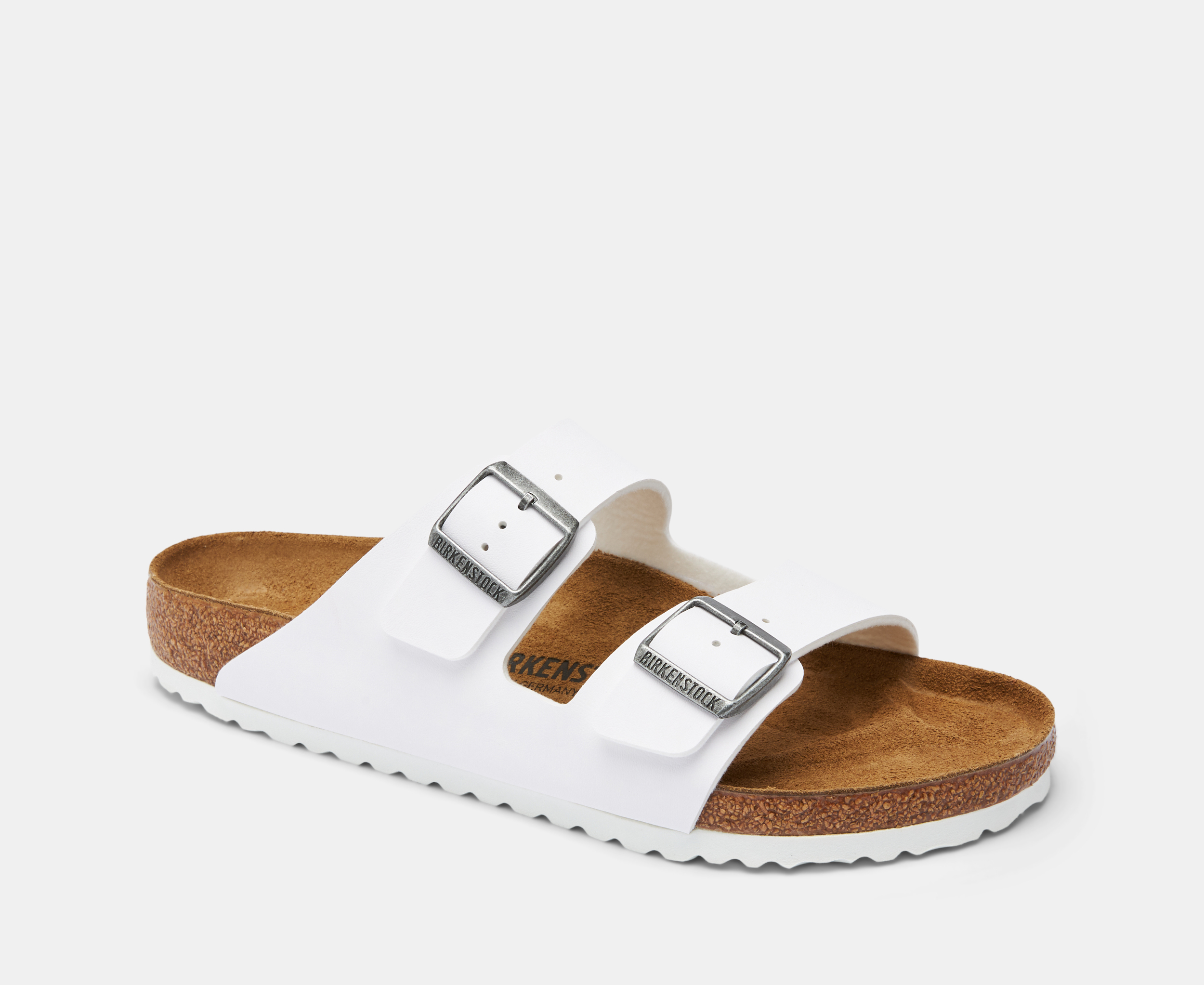 Birkenstock Birkenstock Unisex Arizona Regular Fit Sandals – White