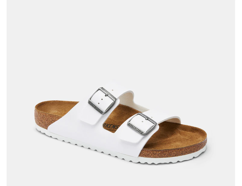 Birkenstock Unisex Arizona Regular Fit Sandals - White