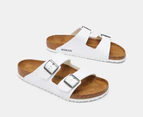 Birkenstock Unisex Arizona Regular Fit Sandals - White