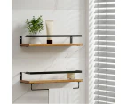 Artiss Floating Wall Shelf Set of 2