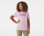 Nike Sportswear Youth Girls' Trend Boyfriend Tee / T-Shirt / Tshirt - Light Arctic Pink