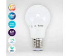 SAS Electrical 4PK 11W Cool White LED E27 Light Bulbs