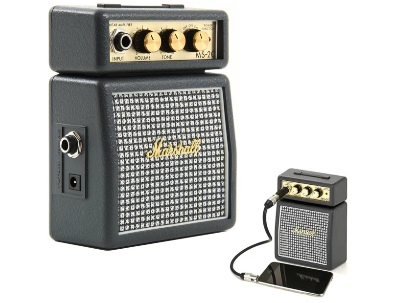 Marshall MS2C Classic Portable Micro Amplifier Amp Speaker for Electric Guitar