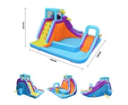 Inflatable Water Park Jumping Castle World Bouncer Trampoline Slide Play Pool Splash Game Toy Blow Up Outdoor