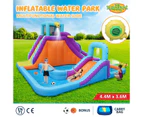 Inflatable Water Park Jumping Castle World Bouncer Trampoline Slide Play Pool Splash Game Toy Blow Up Outdoor