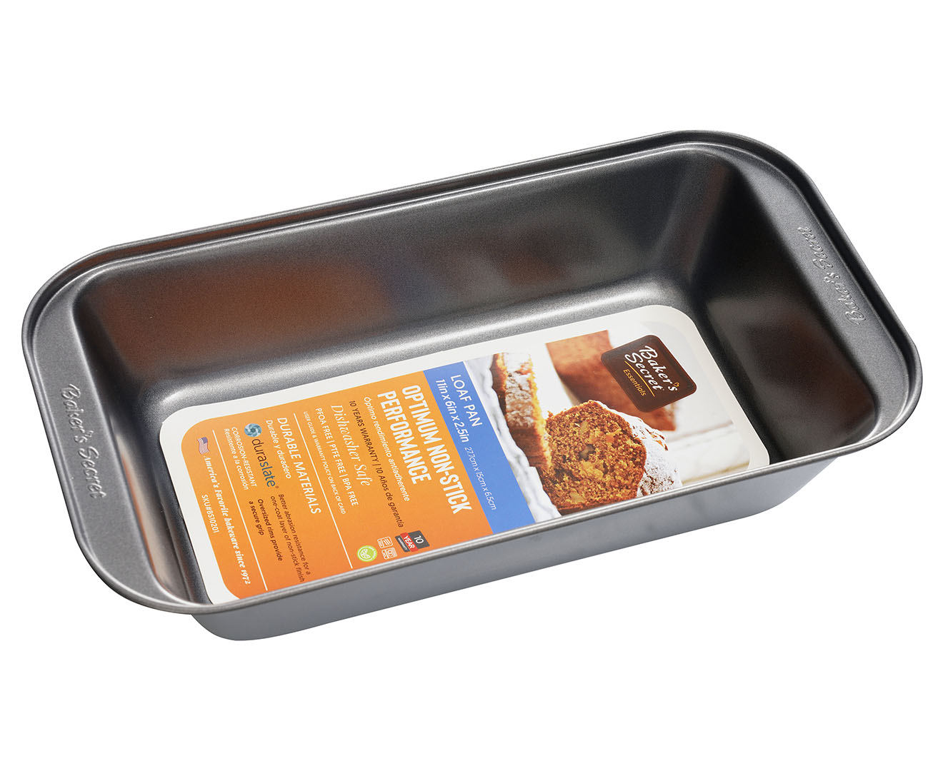 Baker's Secret 27.7x15cm Large Loaf Pan