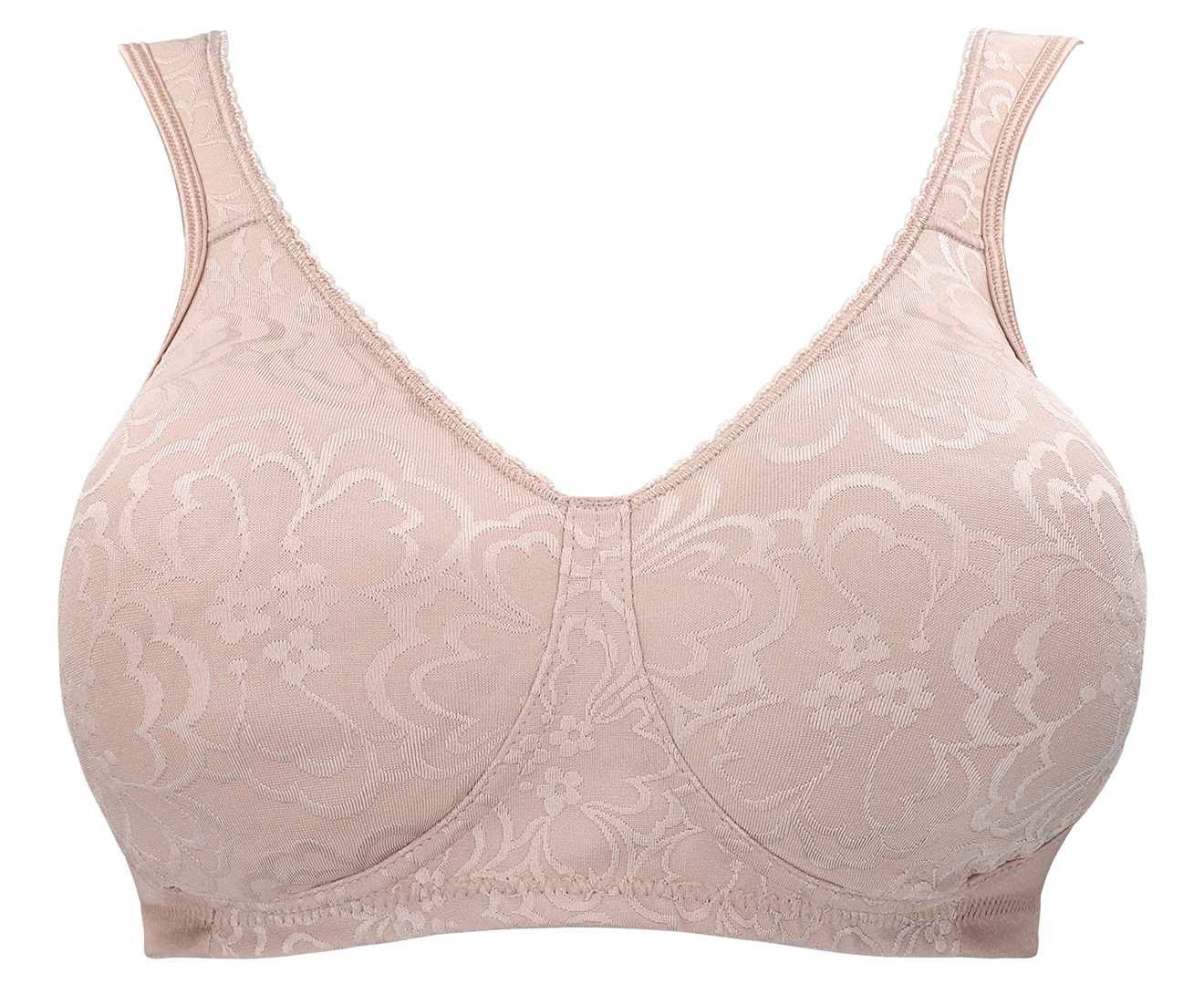 Playtex Women's Ultimate Lift & Support Wirefree Bra 2-Pack - Toffee/Gentle  Peach