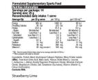 BSc Collagen Protein Water Powder Strawberry Lime 350g / 14 Serves