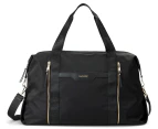 Madison Weekender Nylon Duffle Bag - Black