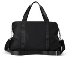 Madison Weekender Nylon Duffle Bag - Black