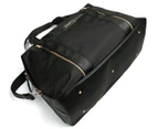 Madison Weekender Nylon Duffle Bag - Black