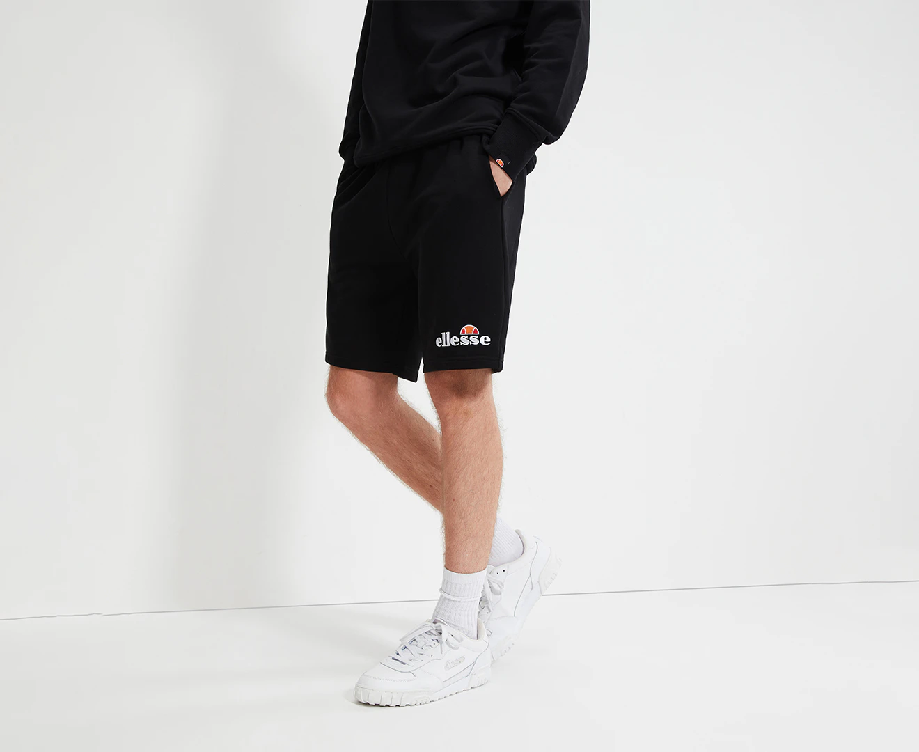 Ellesse Men's Silvan Fleece Shorts - Black