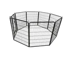 riin 1M High Pet Dog Playpen Foldable Portable Exercise Cage Fence Enclosure Play Pen