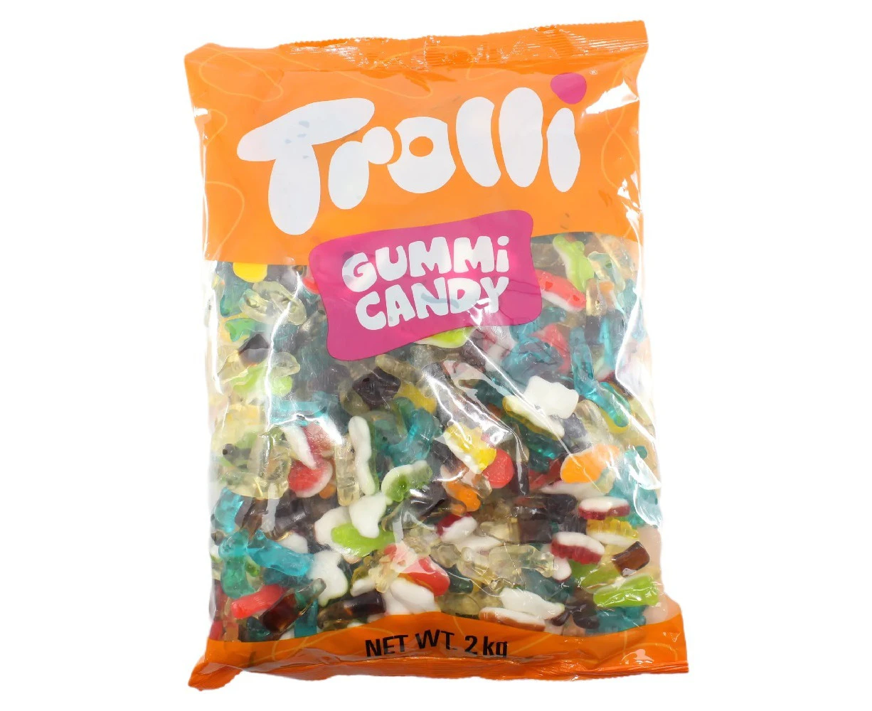 Trolli Groovy Mix Candy Lollies Sweets Bulk Pack 2kg