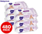 BabyLove Hypoallergenic Baby Wipes Fragrance Free 480pk