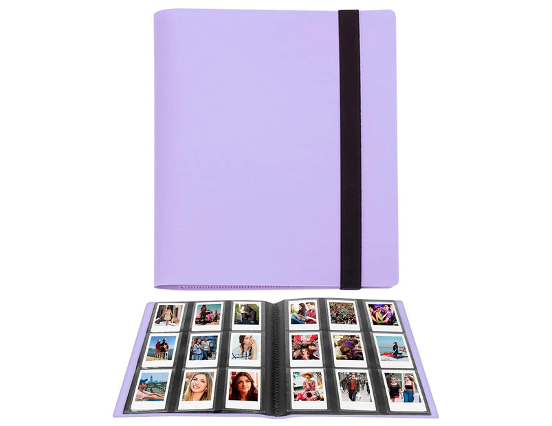 LIFEBEA 432 Pockets Photo Album for Fuji Instax Mini 7 8 9 11 25 70 90 Link Instant Film-Purple