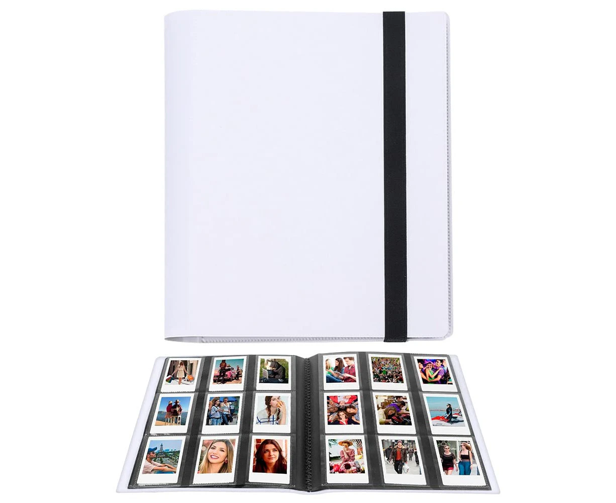 LIFEBEA 432 Pockets Photo Album for Fuji Instax Mini 7 8 9 11 25 70 90 Link Instant Film-White