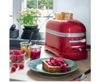 Kitchenaid ProLine Toaster 2 Slice Adjustable Wide Slot Candy Apple Red Grill