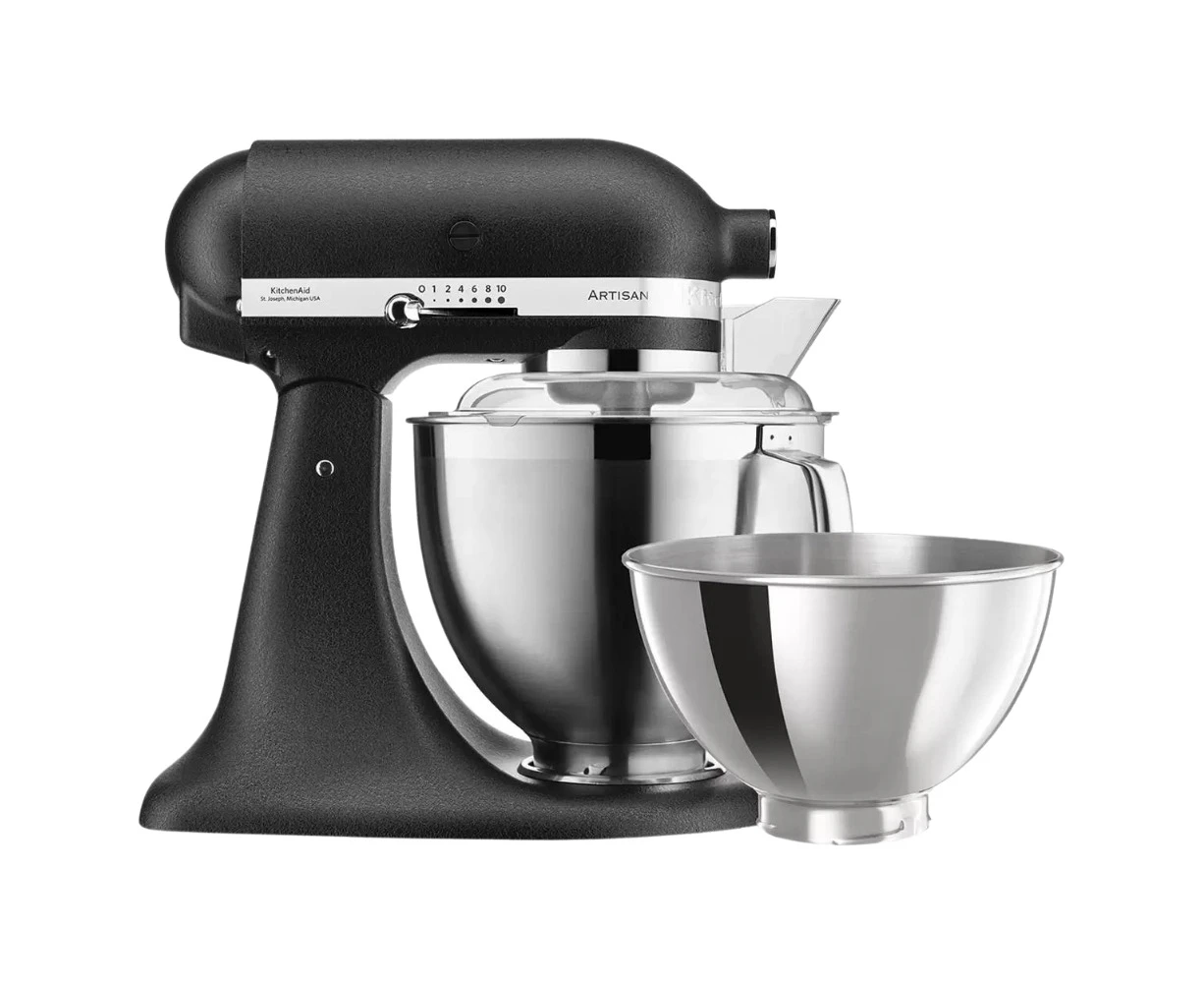 KitchenAid Artisan Stand Mixer KSM150 Tilt-Head Black 4.8L Bowl 300W