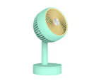 Buutrh   Cooling Fan Silent Natural Wind MIni Desk USB Charging Mini Fan  for Dormitory   -Green-