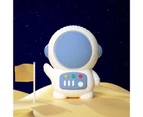 Buutrh Handheld Fan Creative Shape Low Noise ABS Keychain Mini Pocket Astronaut Fan for Home-Blue-