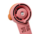 Buutrh Bladeless USB Handheld Fan Plastic Atomized Spray Portable Fan for Children-Red-
