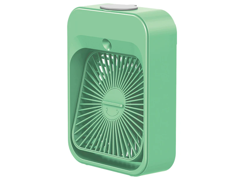 Buutrh Portable Fan Quiet Mute Design Powerful 3 Speeds USB Powered Mini Chargeable Cooling Desk Fan for Office -Green-