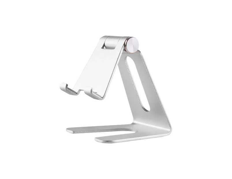 Universal Adjustable Desk Phone for iPhone Samsung - Silver