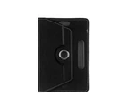 360 Degree 7/8/9/10Inch Universal Leather Stand Cover - Black