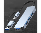 Buutrh Reliable USB Hub Compact USB 3.0 Multi High Speed HUB