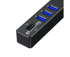 Buutrh Reliable USB Splitter Hub Portable USB 2.0 Hub Expansion
