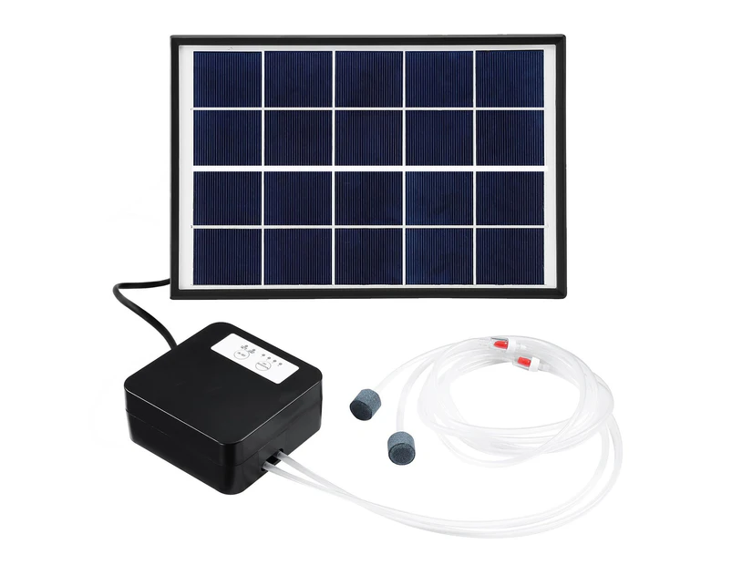 20W Solar Powered Panel Air Oxygenator Pump for Fish Pond Outdoor Pool