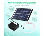 20W Solar Powered Panel Air Oxygenator Pump for Fish Pond Outdoor Pool