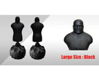 Hi Tech Silicone Free Standing Human Bob Boxing Punching Dummy Bag X-large Black