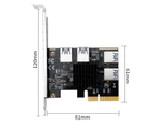 Buutrh Durable Riser Card Board Portable Widely Applied PCIE