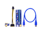 Buutrh Convenient PCI-E Riser Adapter Card Durable PCI-E 1X to