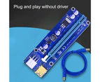 Buutrh Convenient PCI-E Riser Adapter Card Durable PCI-E 1X to