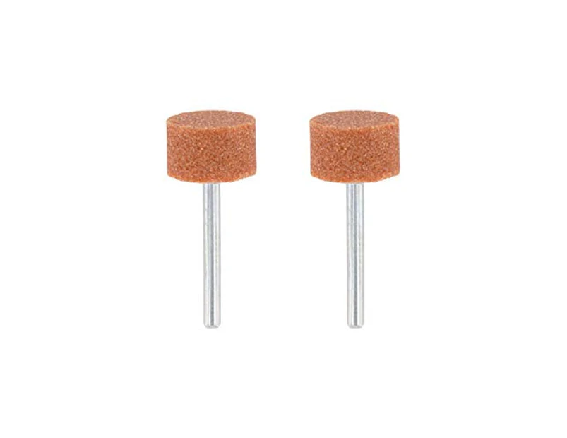 Dremel 8193 Aluminium Oxide Grinding Stones Accessory Set, 2 Cylindrical Grinding Stones for Grinding and Sharpening Metals (15,9 mm) - Catch