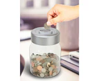 Coin Counting AU Coins/Money Digital LCD Display Clear Piggy Bank Counter Jar