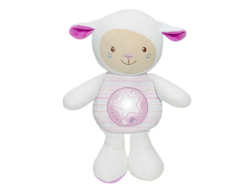 Chicco Lullaby Sheep Baby Toy/Night light w/Voice Recorder/Sound Sensor 0m+ Pink